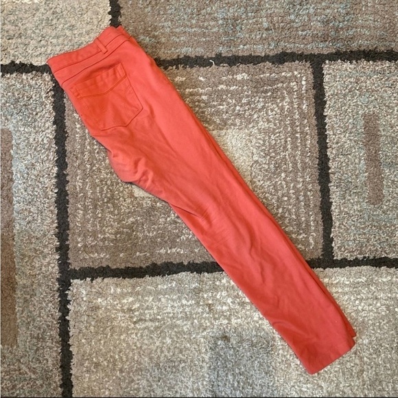 Shinestar Bright Orange Mid Rise Skinny Chinos Size XL - Picture 6 of 9